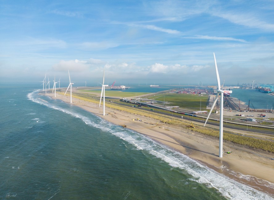 Ministerie stapt over op windenergie van Maasvlakte