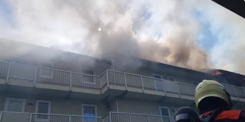 Grote brand in appartementencomplex Eureka 