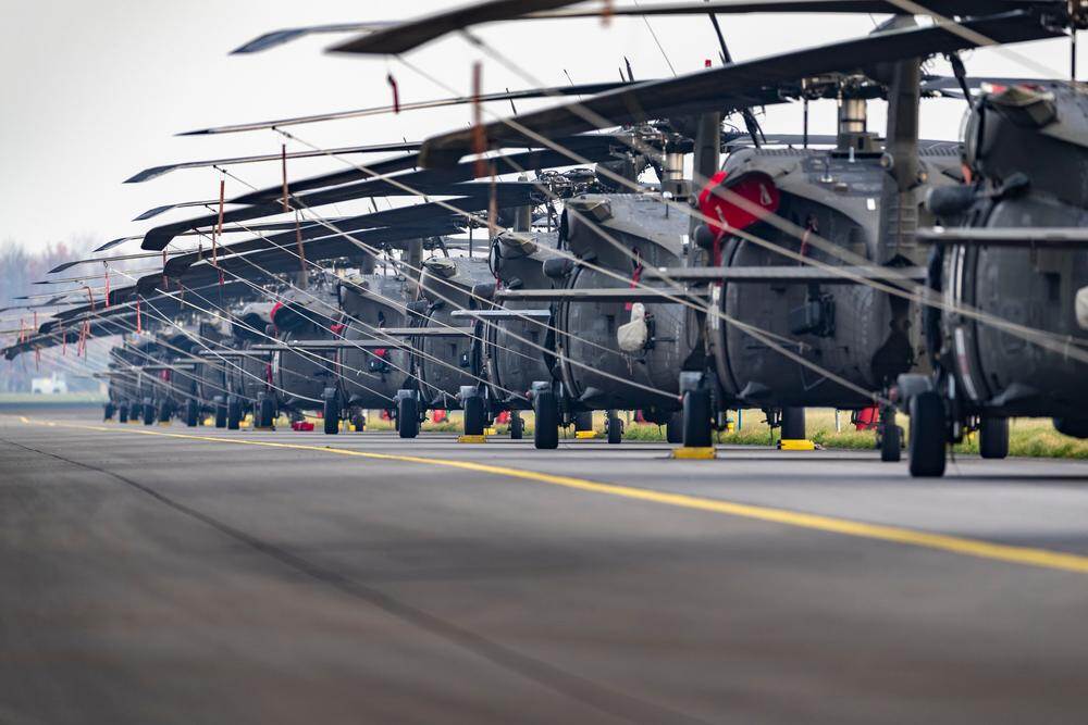 Amerikaanse helikopterbrigade aangemeerd in Vlissingen