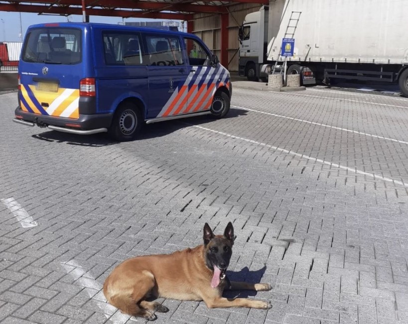 Albanezen verstopt in vrachtwagen