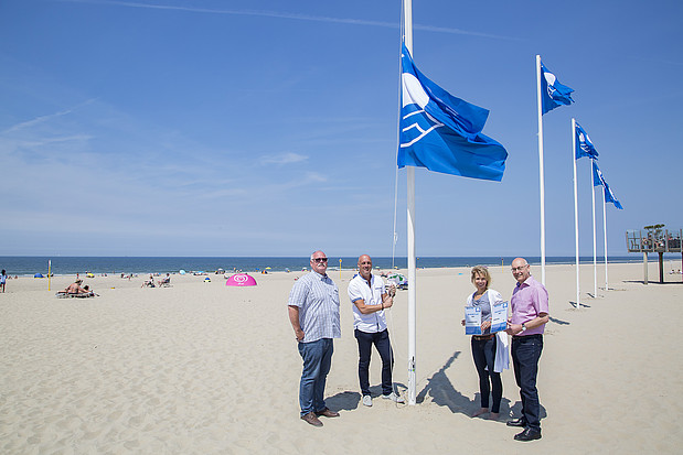 Blauwe vlag voor Westlandse stranden 